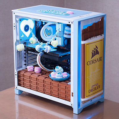 ホワイトデーのテーマで製作したカスタムPC